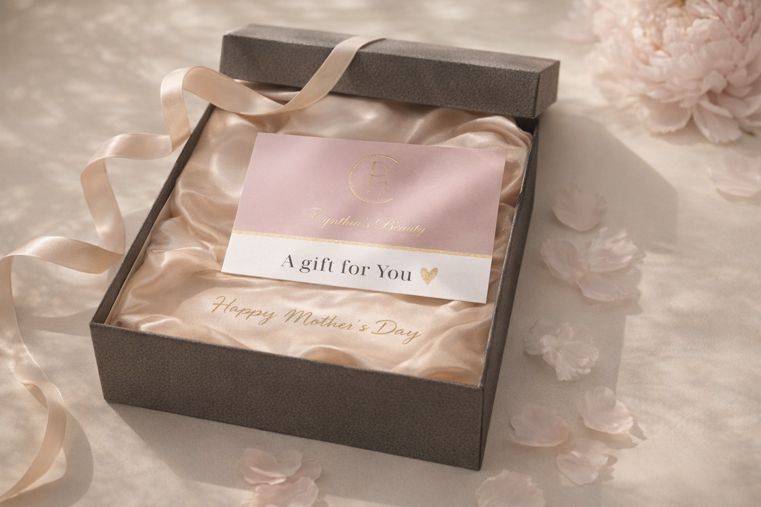 Moederdag cadeaubon van Cynthia's Beauty