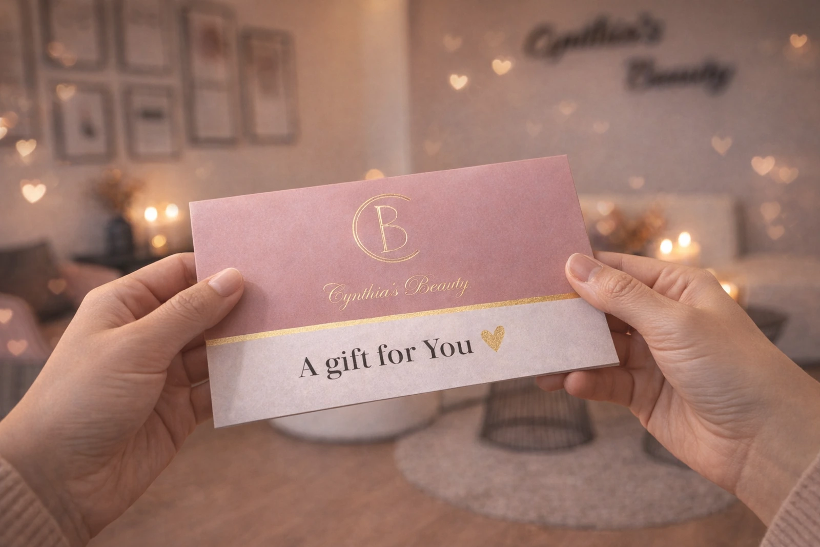 Valentijn cadeaubon van Cynthia's Beauty